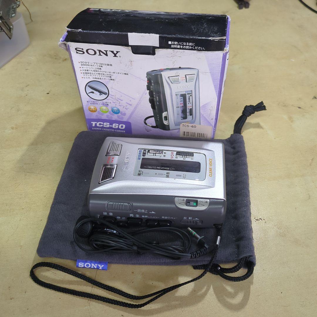 SONY TCS-60 カセットプレーヤー　分解整備済み