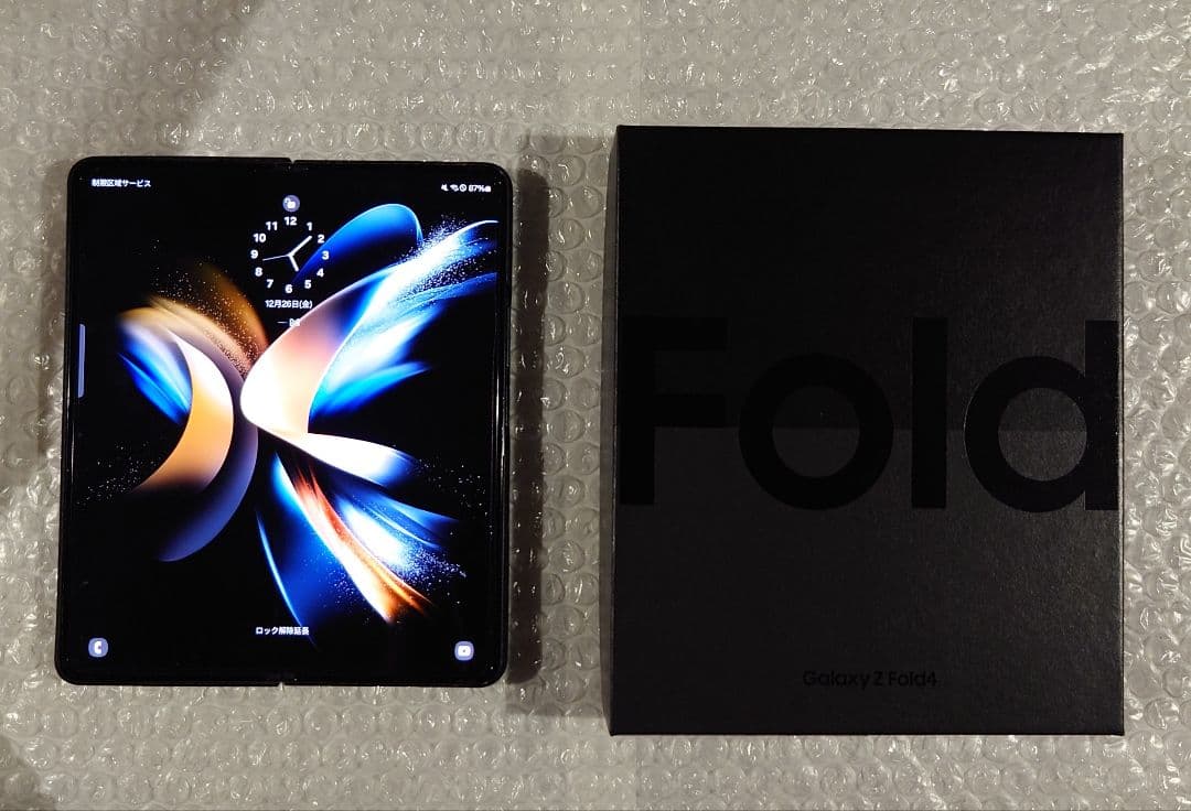 r*n様 Samsung Galaxy Z Fold4 ブラック 本体 箱付き