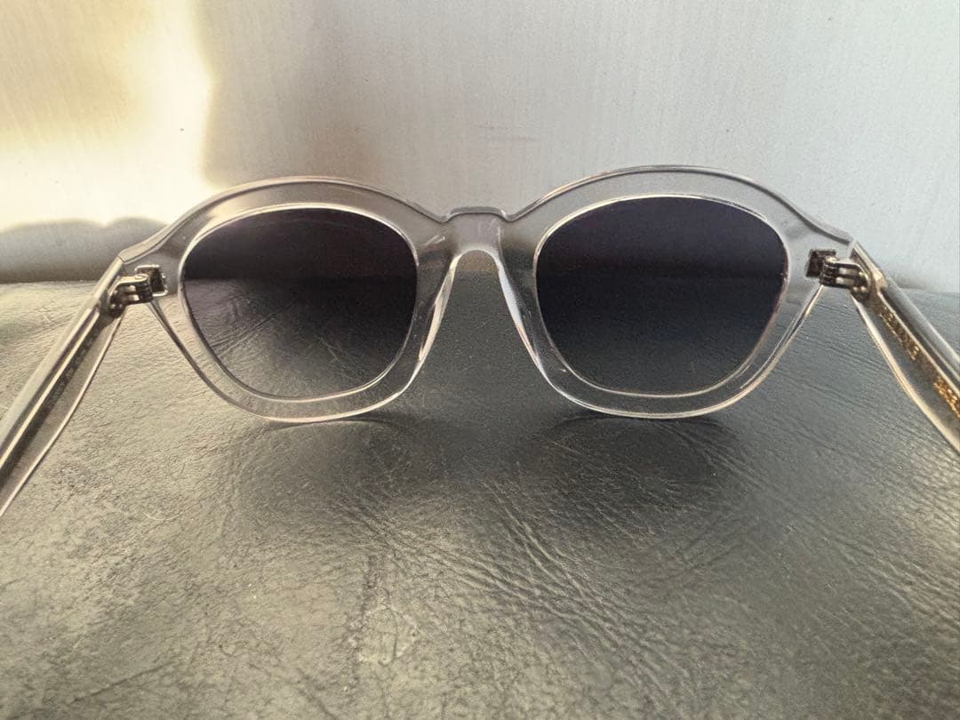 【美品】セリーヌクリア 太縁 ウェリントン メガネ サングラス