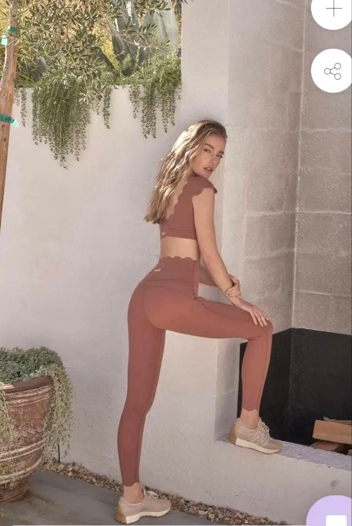 WISKII ヨガウェア ブラトップ・レギンスセット　Sサイズ