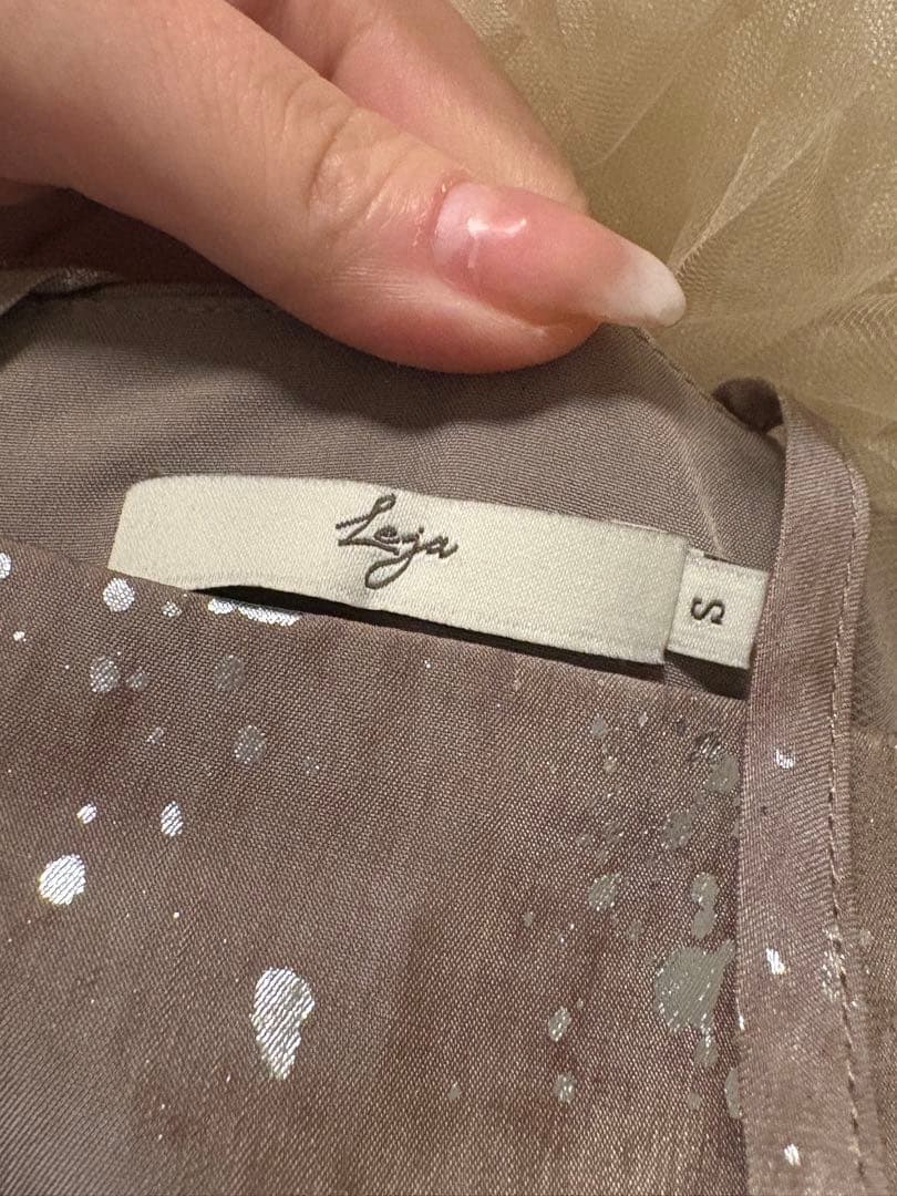 LEJA チュールフリルボレロペイントマーメイドワンピースドレス 結婚式