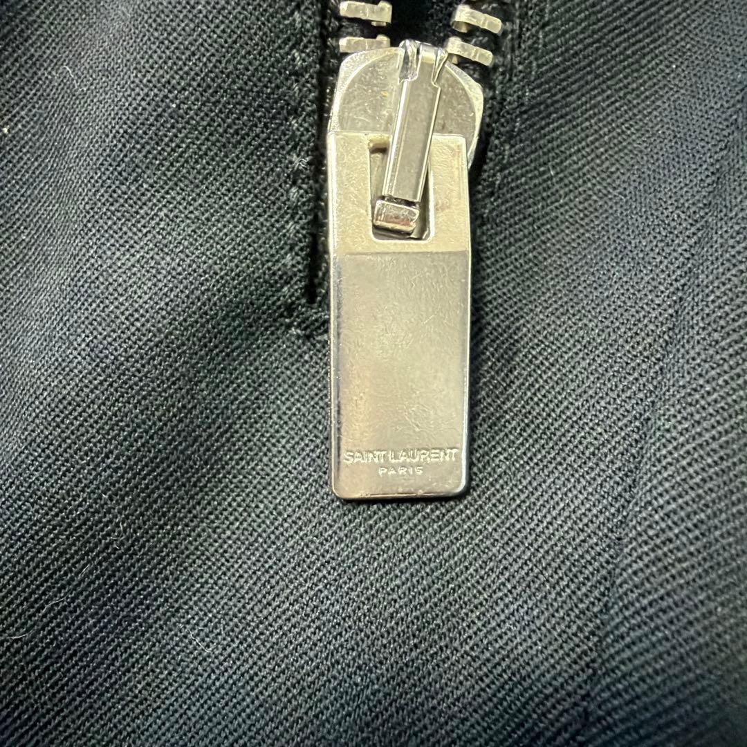SAINT LAUREN サンローラン 現行 サイトジッパー スラックス L
