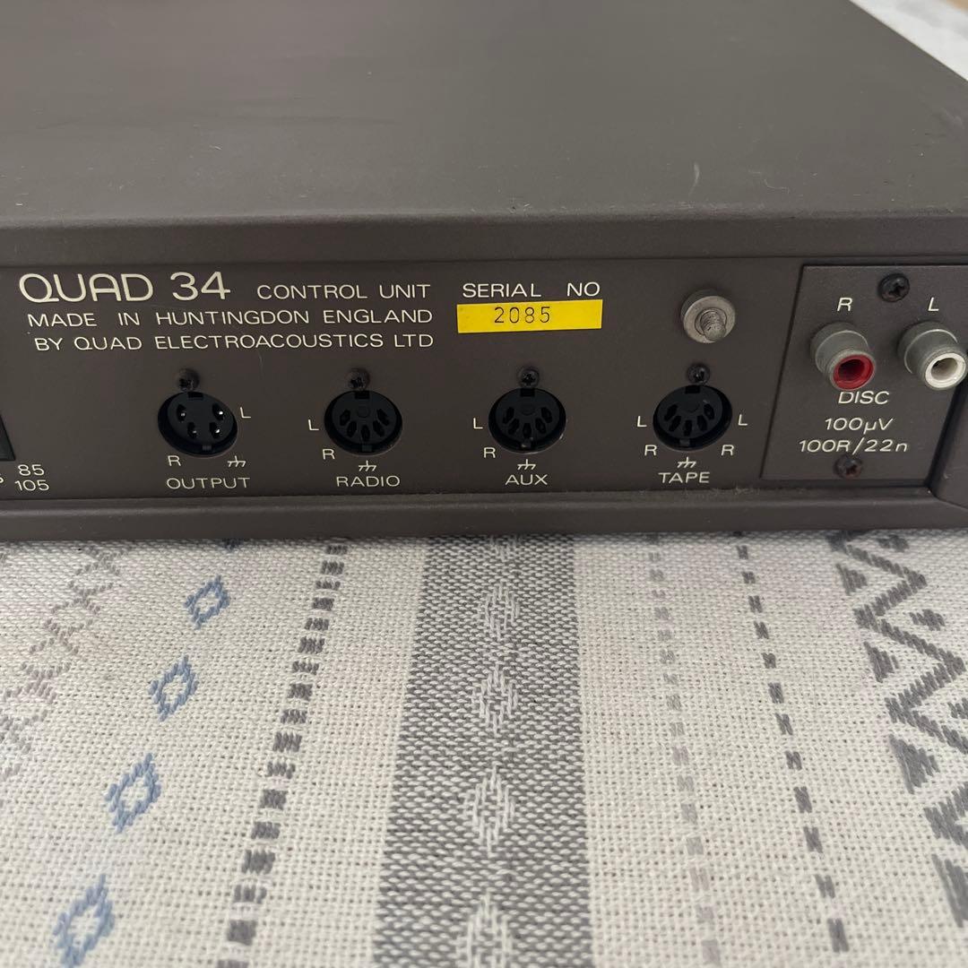 英国製 名作QUAD34プリアンプ
