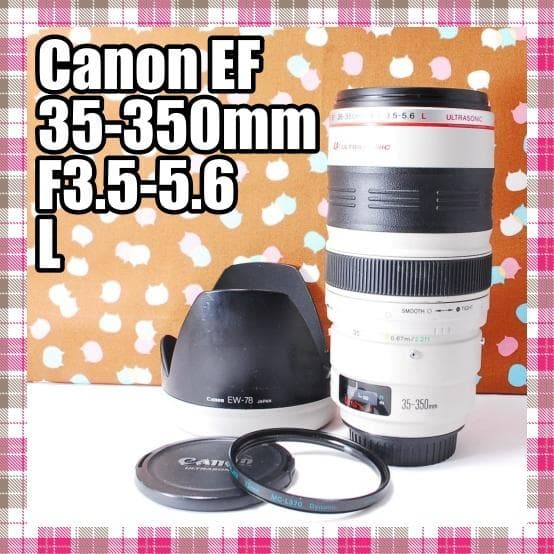 ✨憧れの白レンズ✨Canon EF 35-350mm F3.5-5.6 L