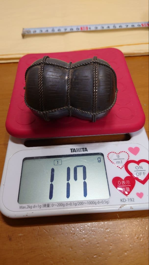 純銀　117g 米俵型ボンボニエール