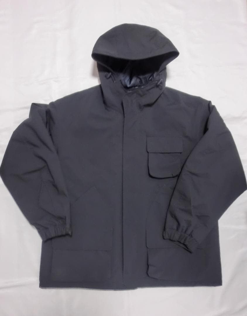 GU ENGINEERED GARMENTS パデッドシェルパーカ M ネイビー