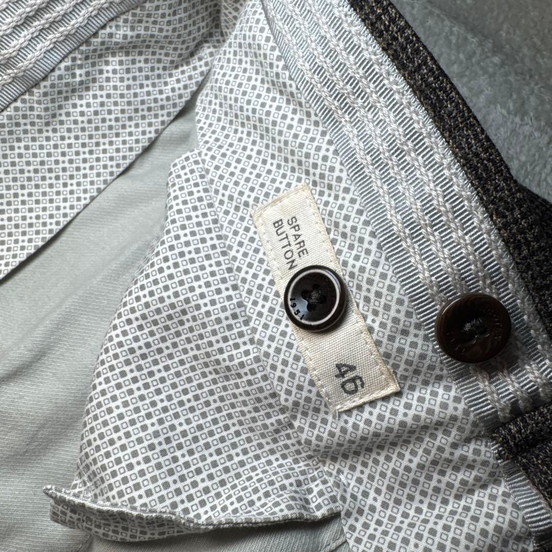 79 未使用　インコテックス　incotex スラックス　ブラウン　46