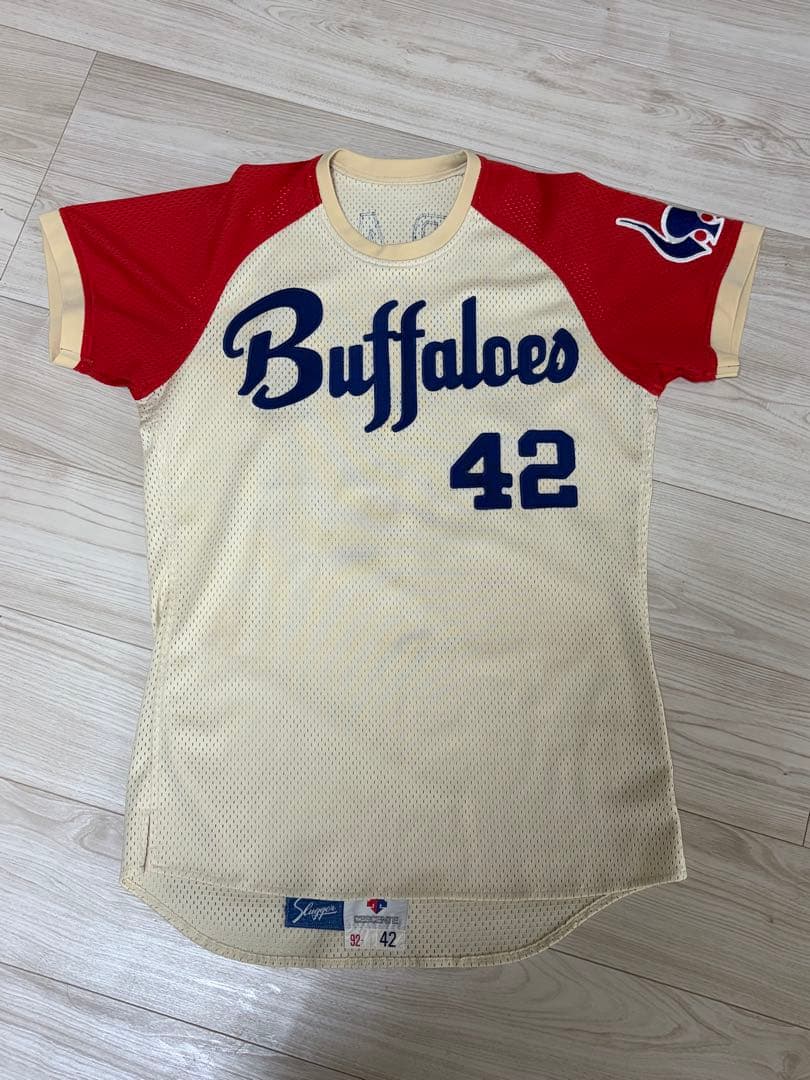 近鉄バファローズ　原田和彦選手ホームメッシュユニフォーム