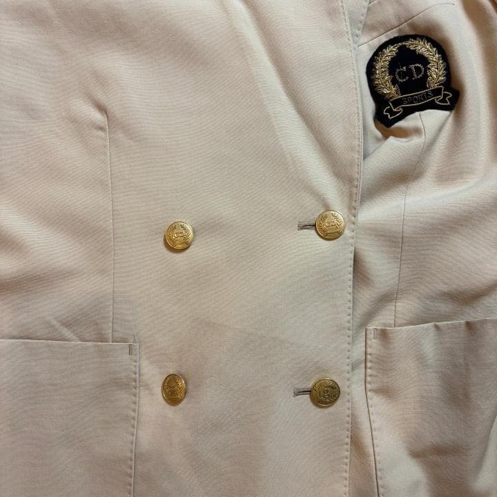 【古着】Christian Dior Sports テーラードジャケットベージュ