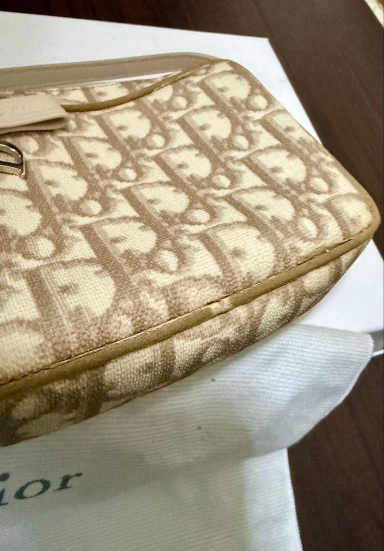 Dior トロッター柄 ポーチ