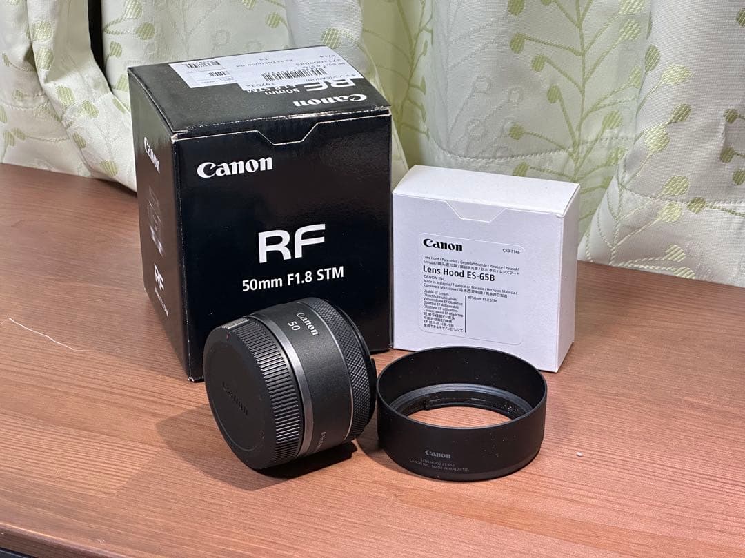 Canon RF 50mm F1.8 STM 保証書付き 美品