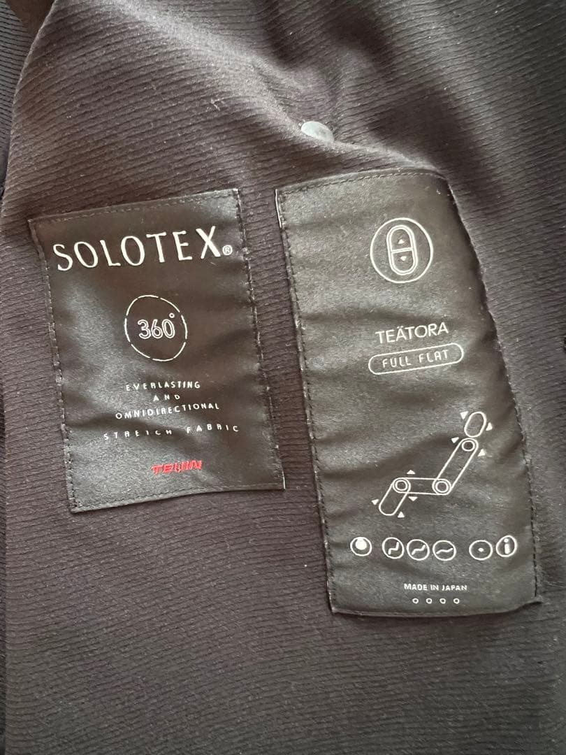 TEATRA テアトラ 黒 フルフラットジャケット