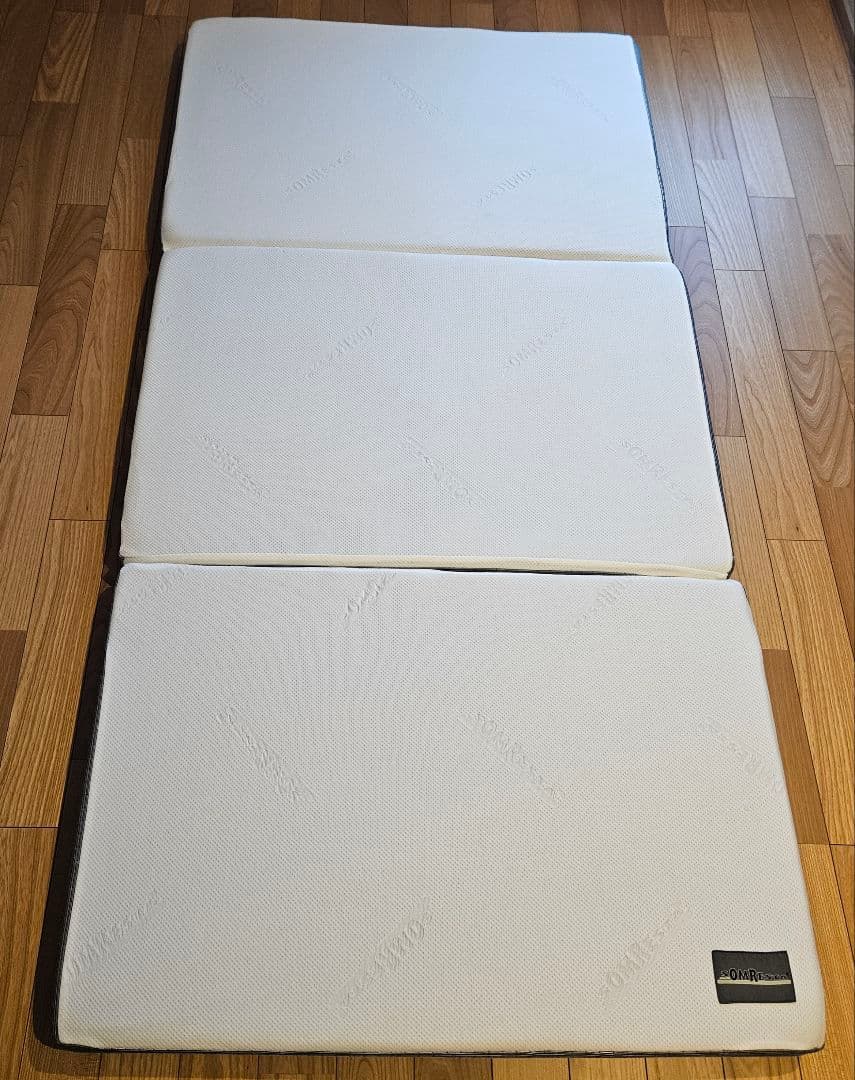 SOMRESTA ゼロギャップ＆リッチ 三つ折りマットレス シングル ソムレスタ