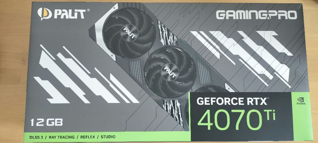 グラフィックボード・グラボ・ビデオカード Palit GeForce RTX4070Ti 12GB