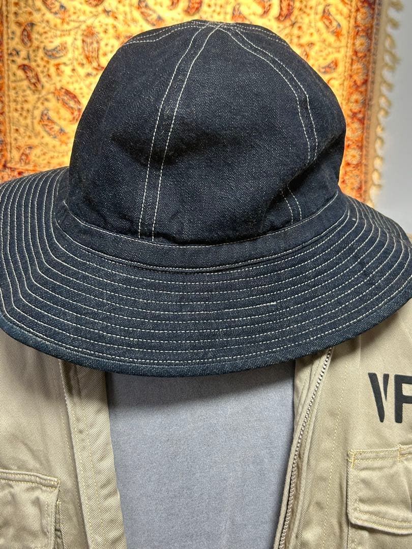 極美品　バズリクソンズ　デニムアーミーハット