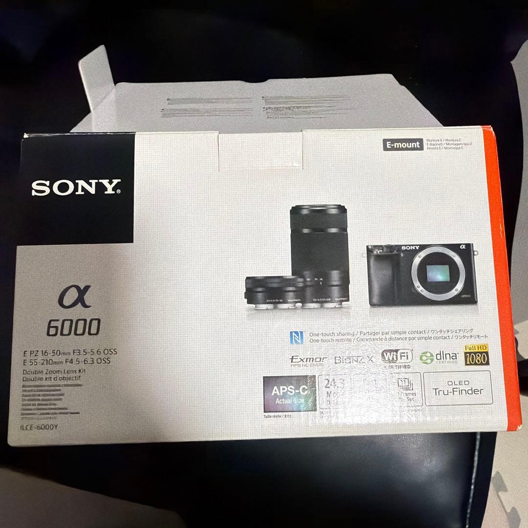 【比較的美品】SONY α6000 ミラーレスカメラ ズームレンズ付き