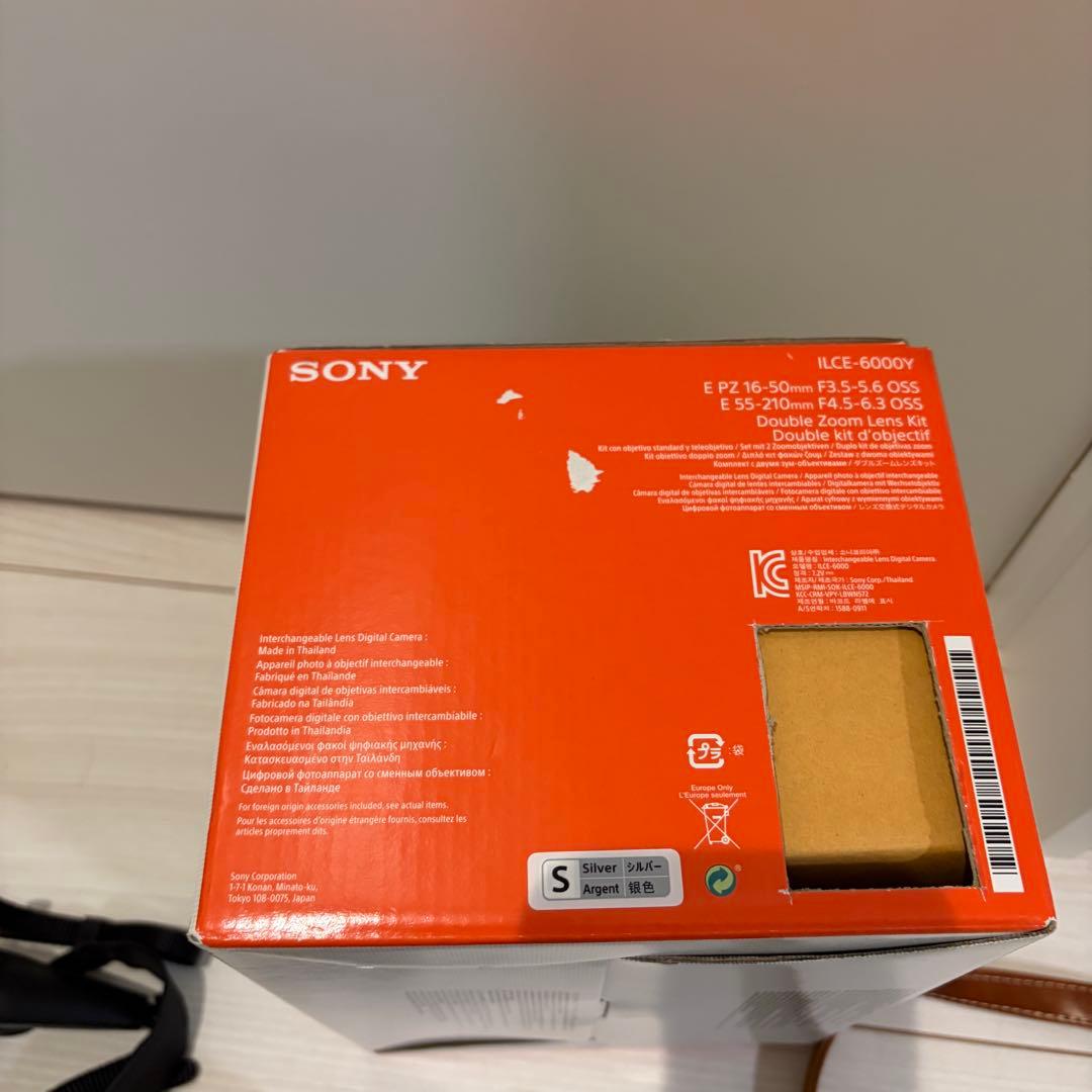 【比較的美品】SONY α6000 ミラーレスカメラ ズームレンズ付き