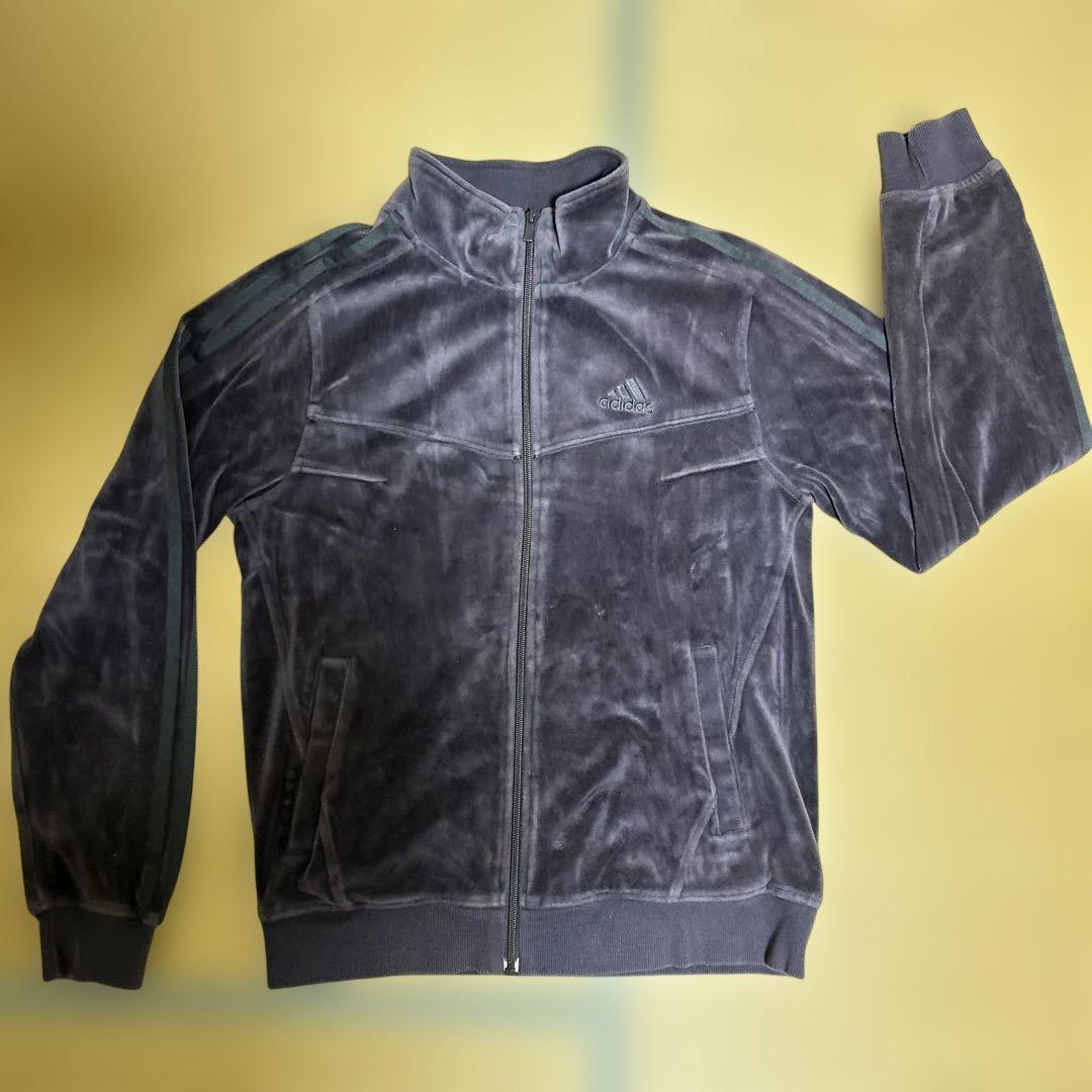 adidas アディダス　ベロアトラックジャケット　セットアップ　ラッパー　人気