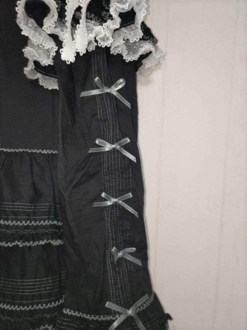 ピンクハウス【阪神限定】黒✖白ロングワンピース