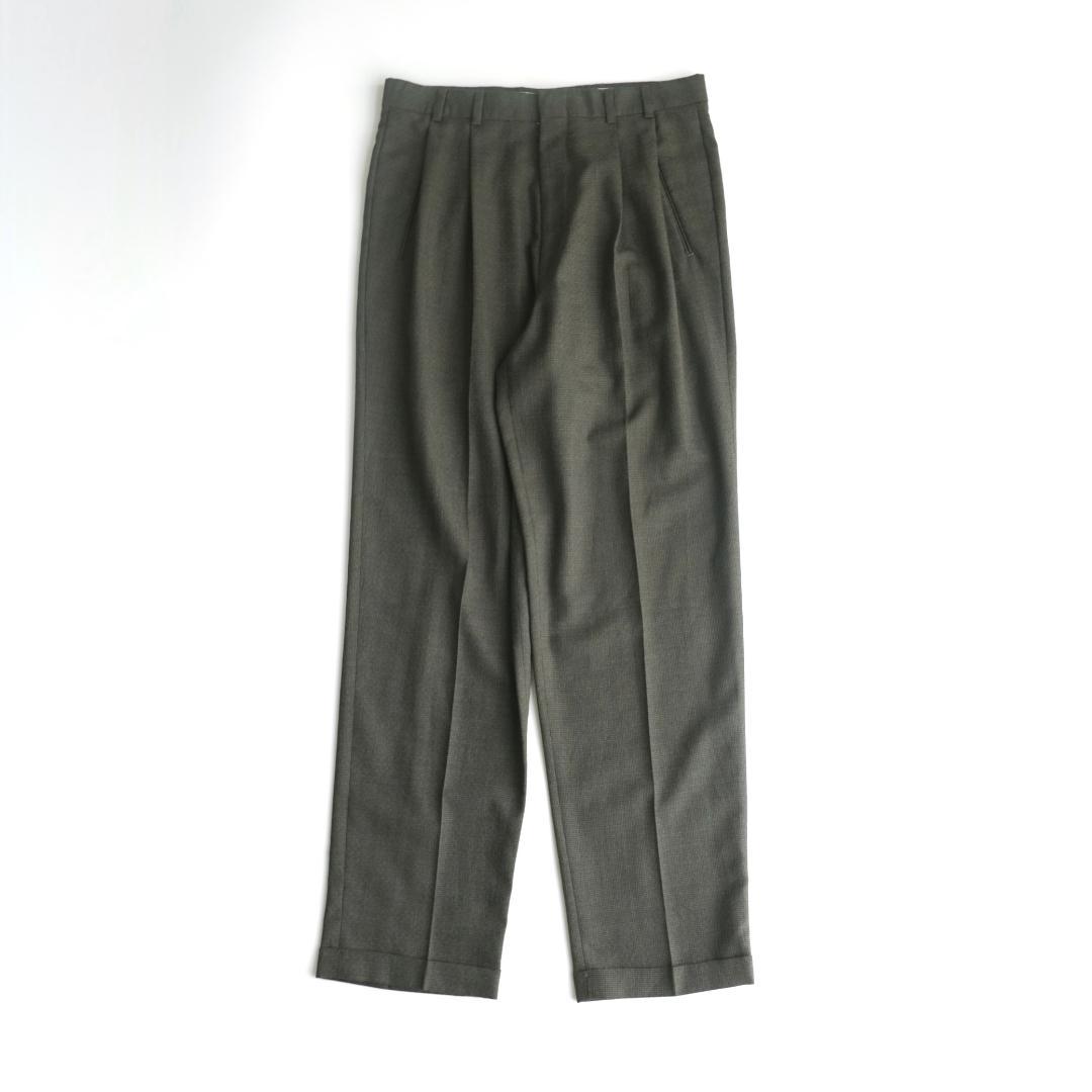 DOCKERS USA製90s ツータックチェックドレススラックス 32×32.