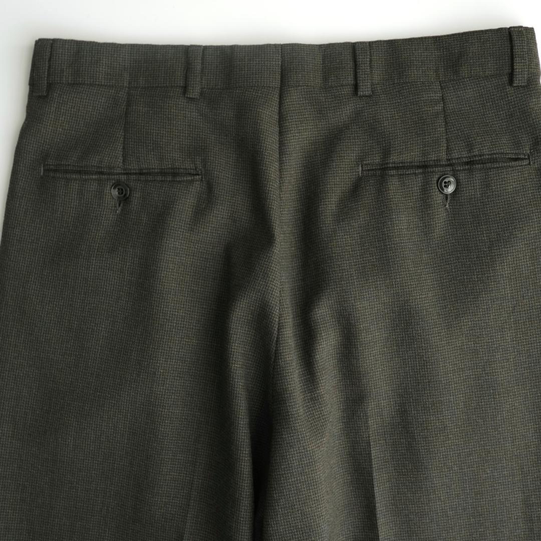 DOCKERS USA製90s ツータックチェックドレススラックス 32×32.
