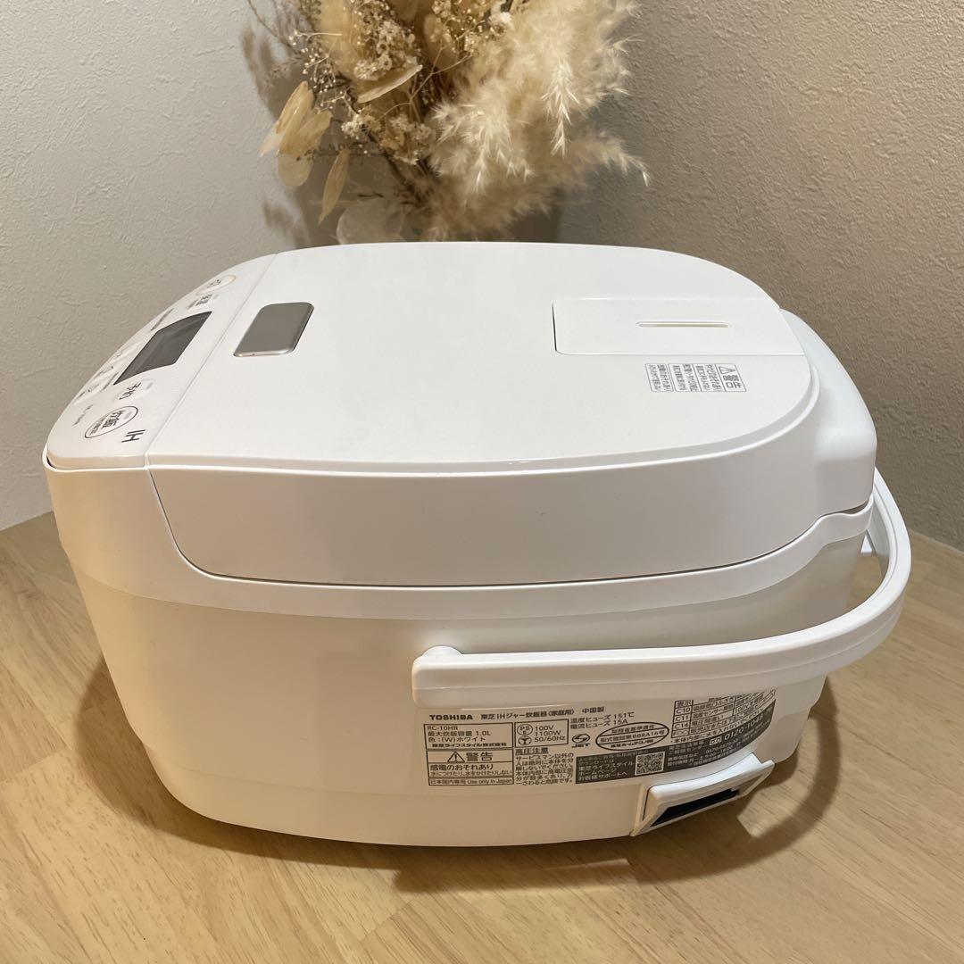 美品　TOSHIBA RC-10HR 2024年製 IH炊飯器 5.5合炊き