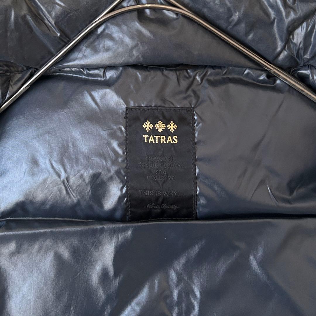 タトラス キルティング ダウンベスト ワッペン 刺繍ロゴ 03