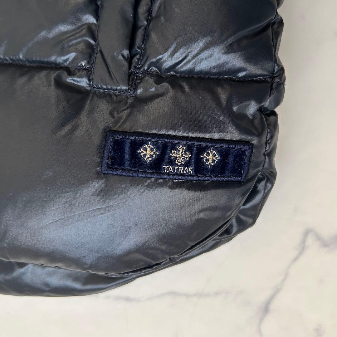 タトラス キルティング ダウンベスト ワッペン 刺繍ロゴ 03