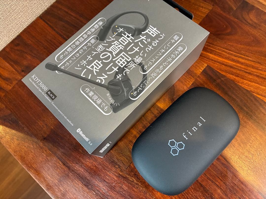 final KD-T3000 オープンイヤー ワイヤレスイヤホン