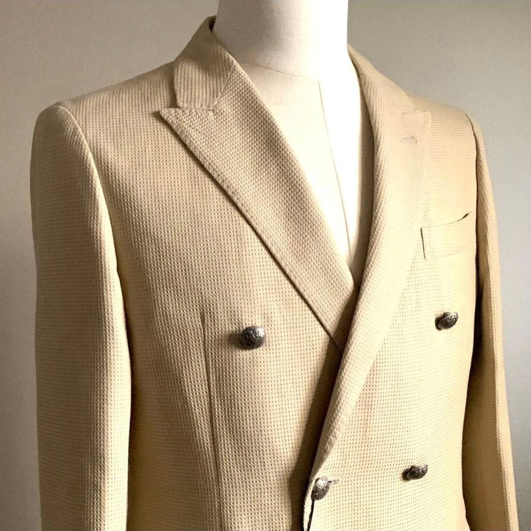 【未使用タグ付】SUIT SELECT AB6 綿×麻　テーラードジャケット