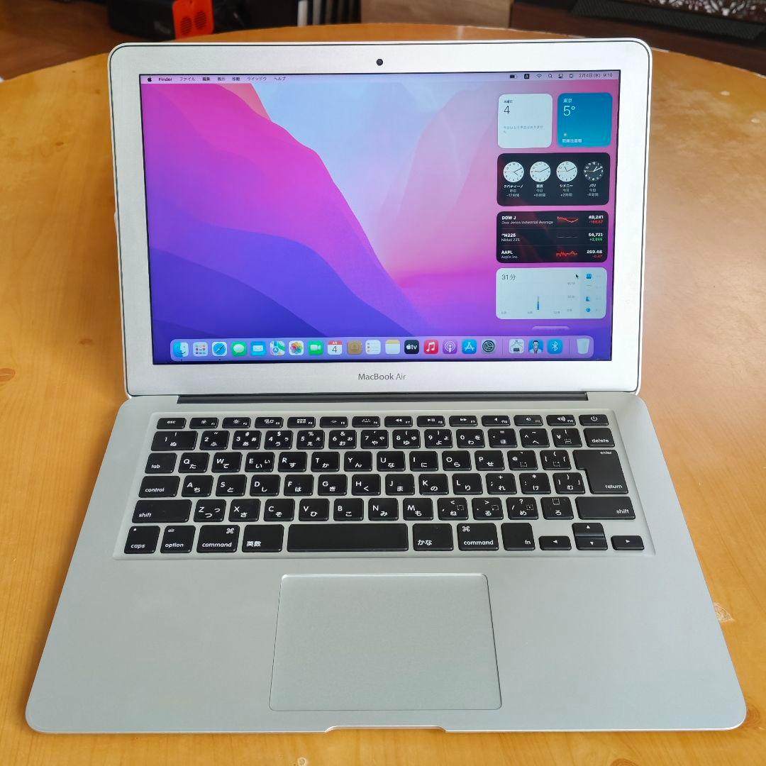 【美品】Macbook Air 13インチ i5 8G バッテリー◯
