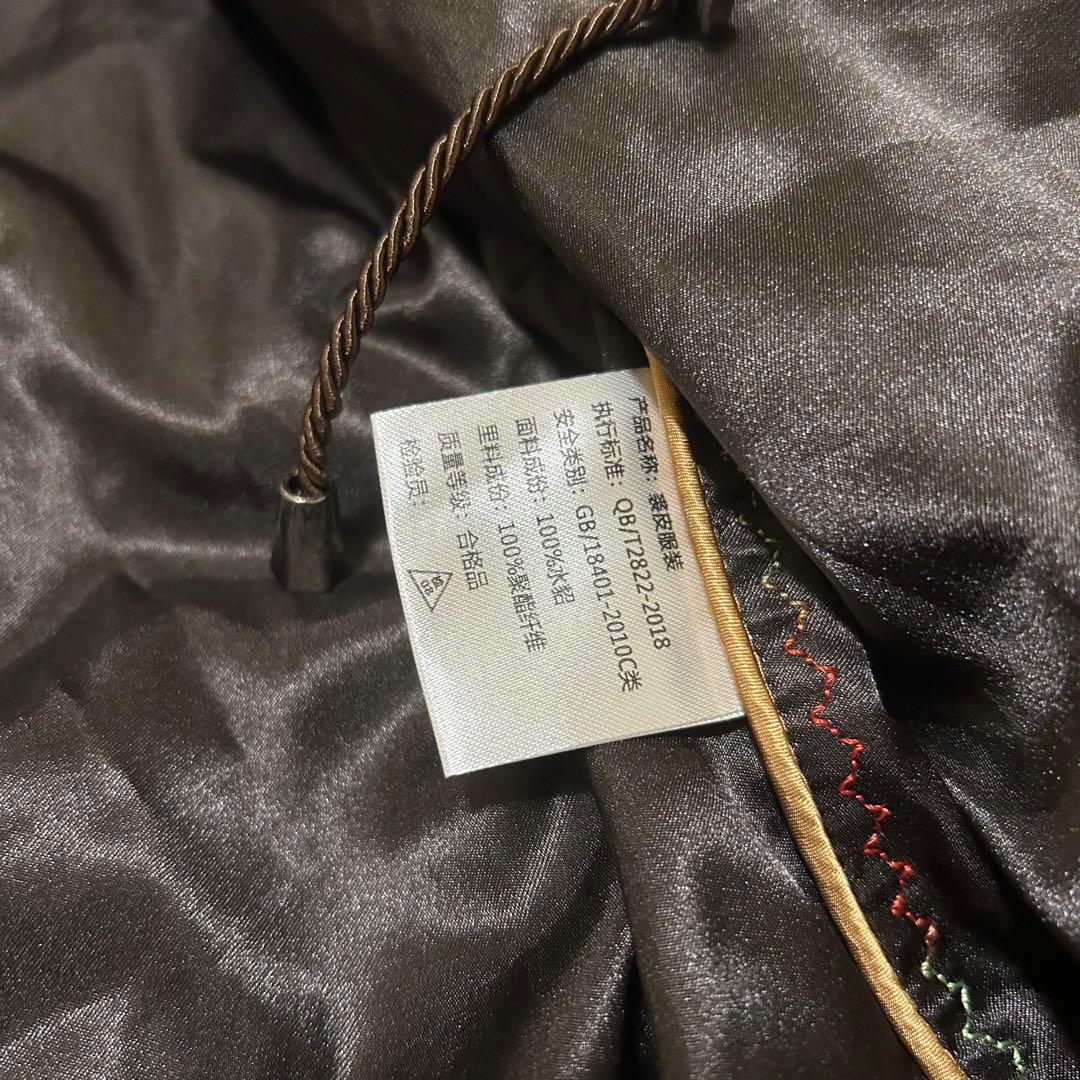 【最上級】ミンク　ロングコート　毛皮　コート　ファー　美品　フード付　O