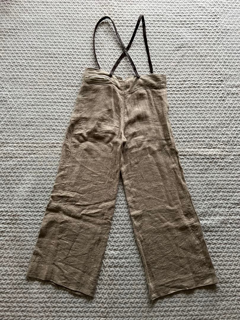 emic:etic サスペンダーパンツ リネン　サイズ2