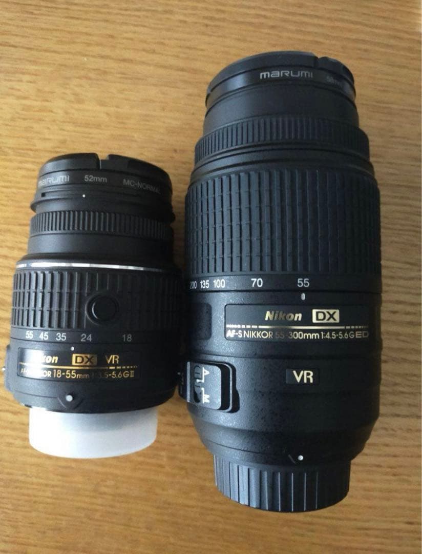 Nikon D5300 ダブルレンズ カメラ 一眼 18〜55、55〜300