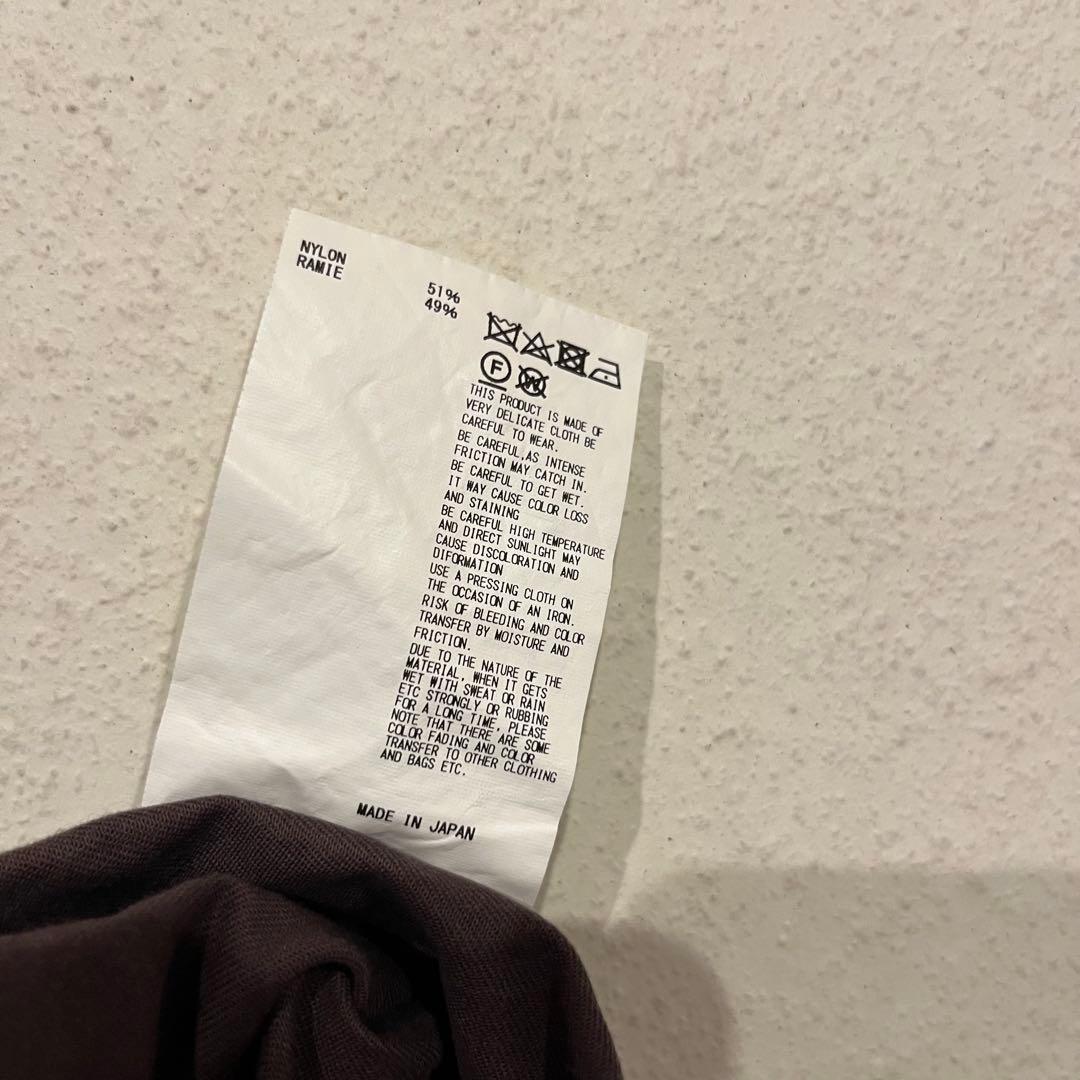 【美品】kolor 20ss NYLON×RAMIE WIDE SLACKS