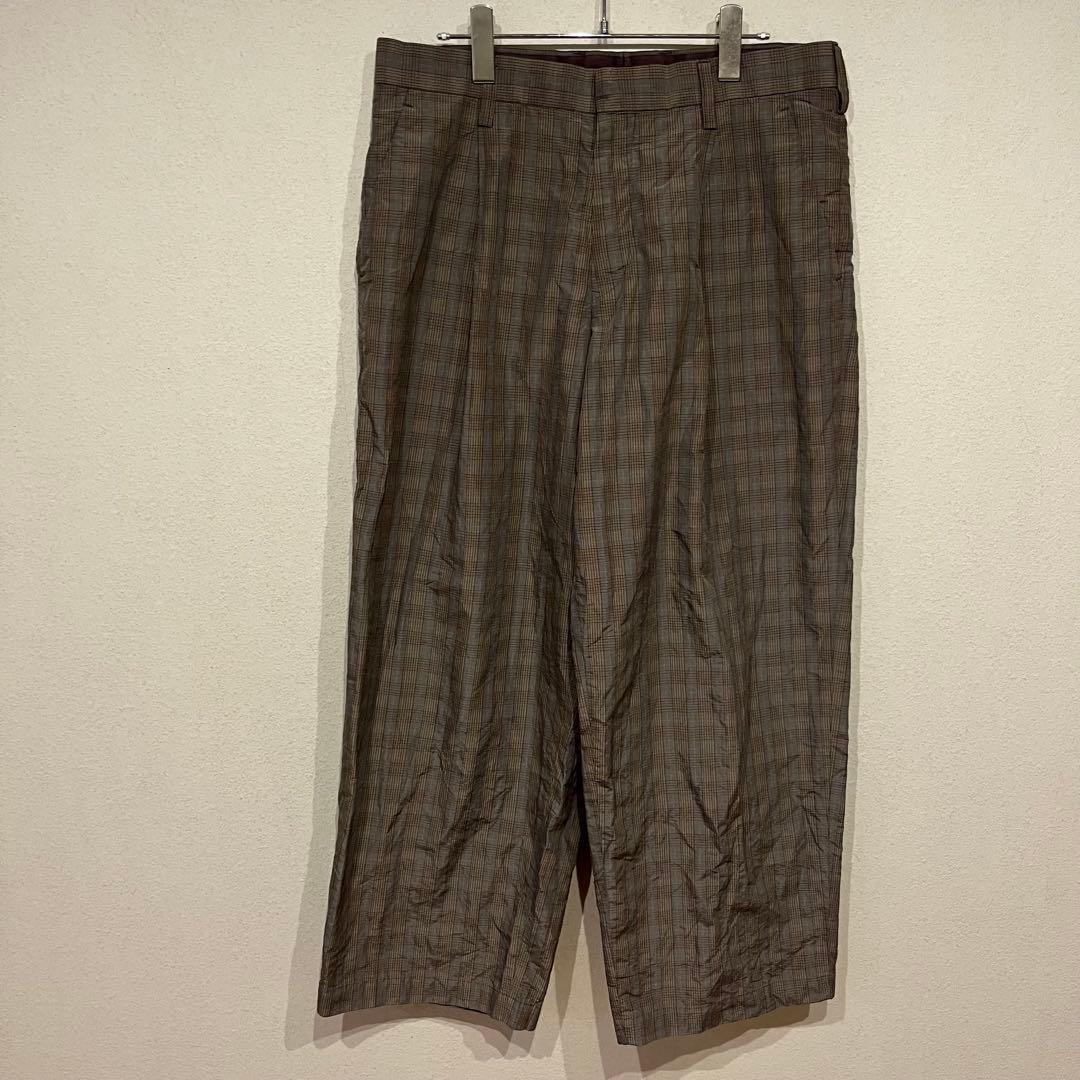 【美品】kolor 20ss NYLON×RAMIE WIDE SLACKS