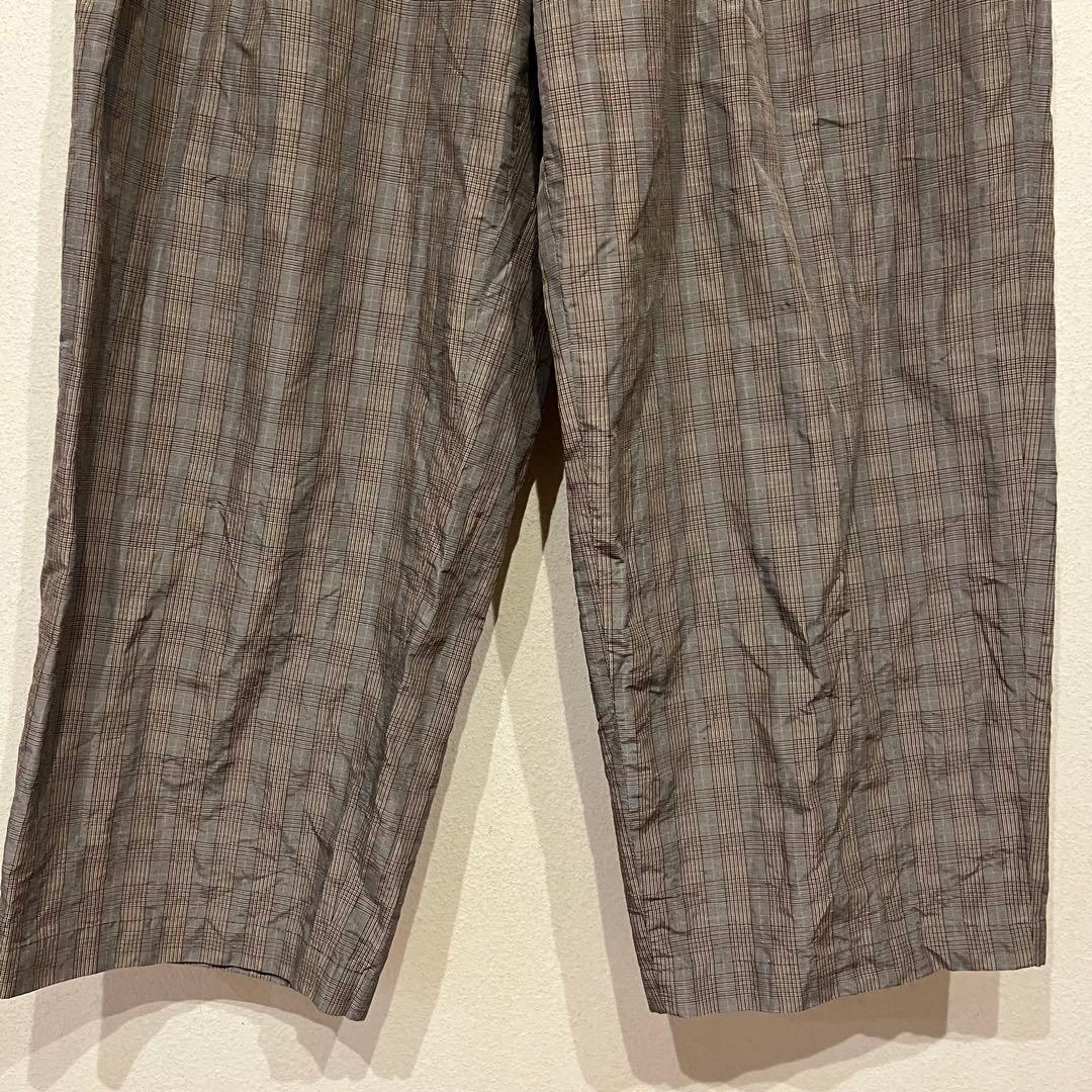 【美品】kolor 20ss NYLON×RAMIE WIDE SLACKS