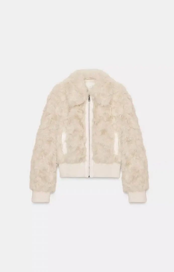 ZARA ザラ フェイクファーボンバージャケット Sサイズ 新品タグ付き