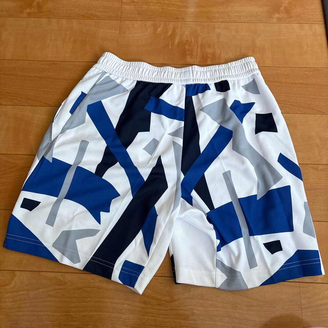 YONEX バドミントンゲームパンツ JP S ホワイト/ブルー