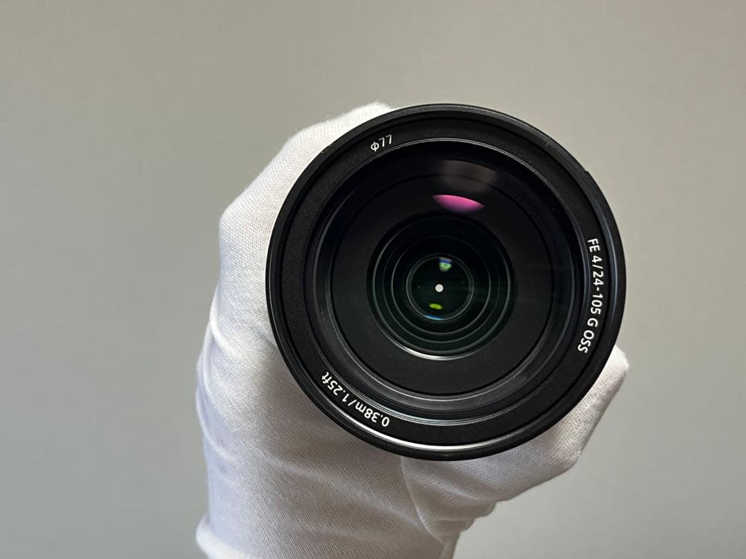 【アキ】SONY SEL24105G 箱、レンズフード、キャップ付き