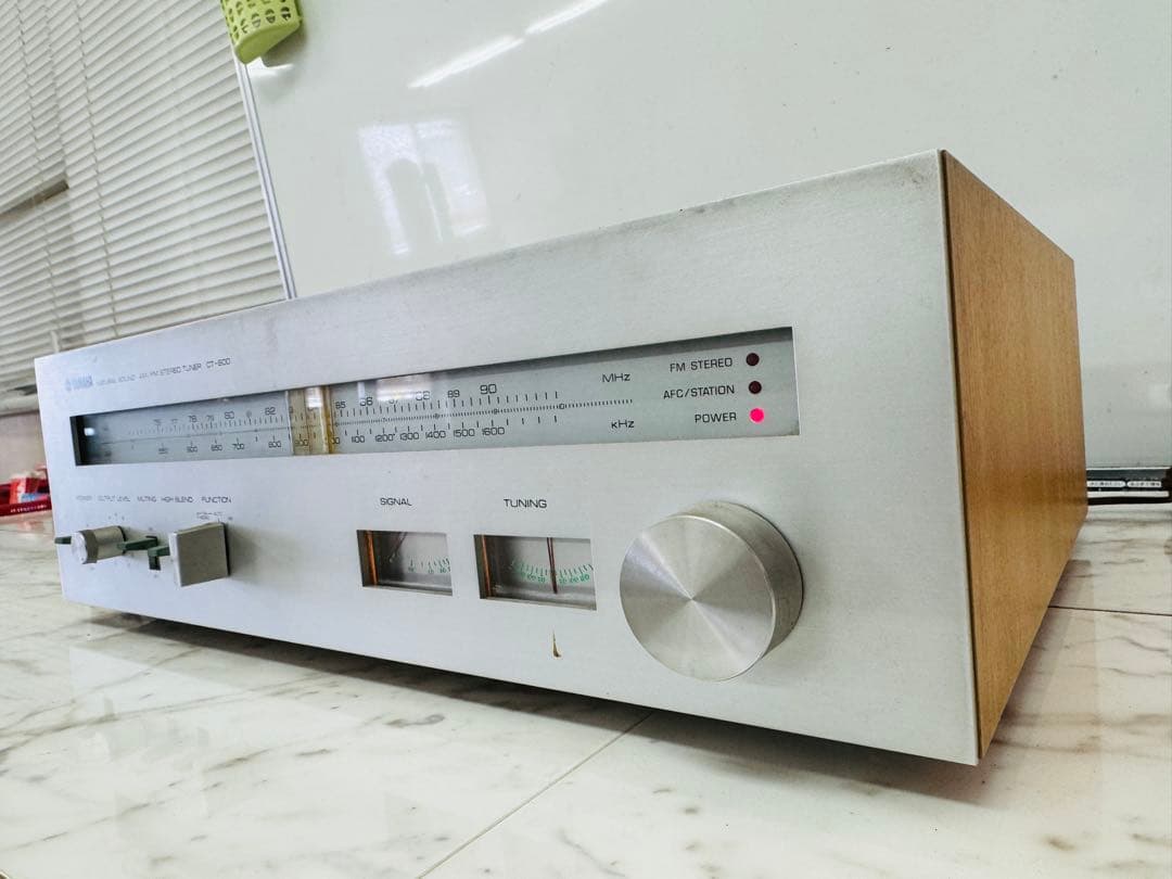 YAMAHA CT-600 FMステレオ/AMチューナー　動作品　レトロ