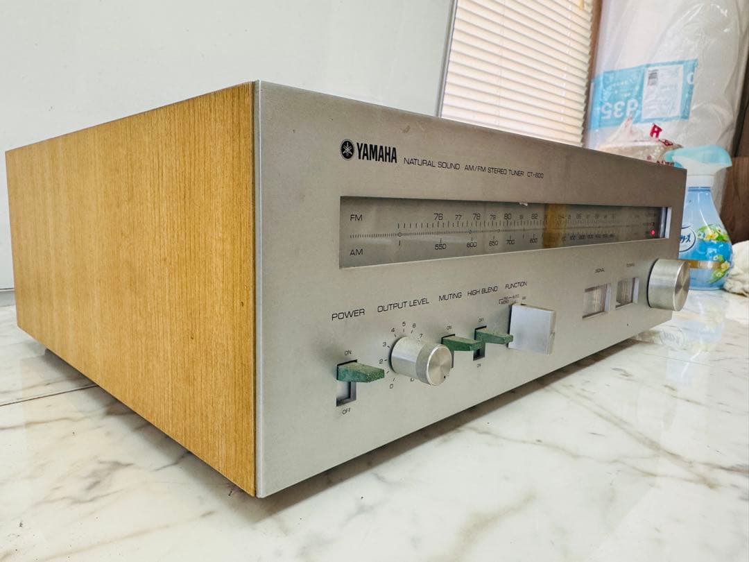 YAMAHA CT-600 FMステレオ/AMチューナー　動作品　レトロ
