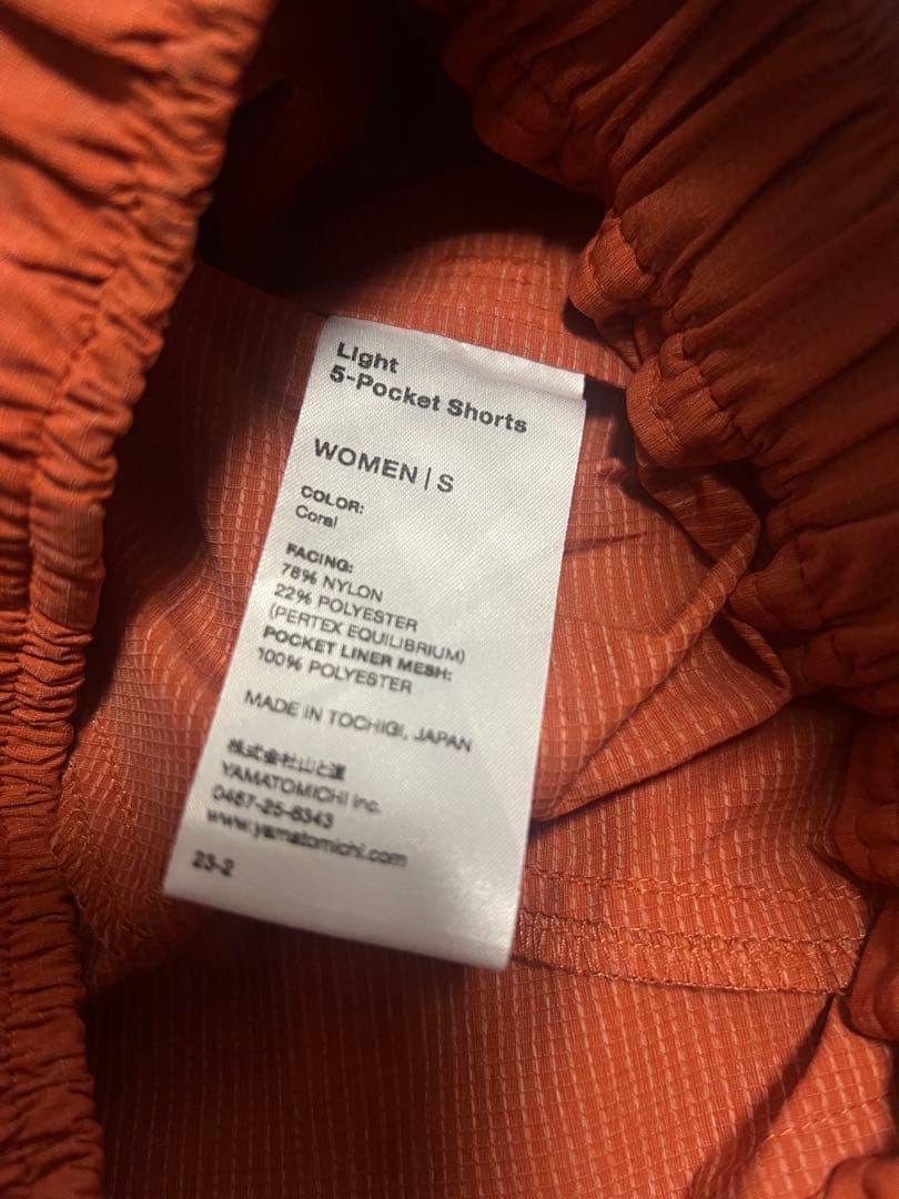 山と道Light 5-Pocket Shorts WomenＳ