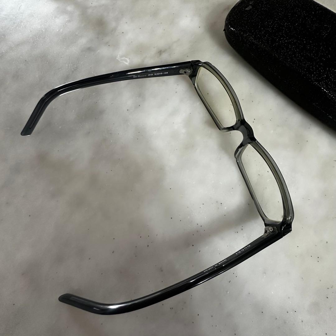 GUCCI グッチ 眼鏡フレーム ブラック ケース付き（付属程度）