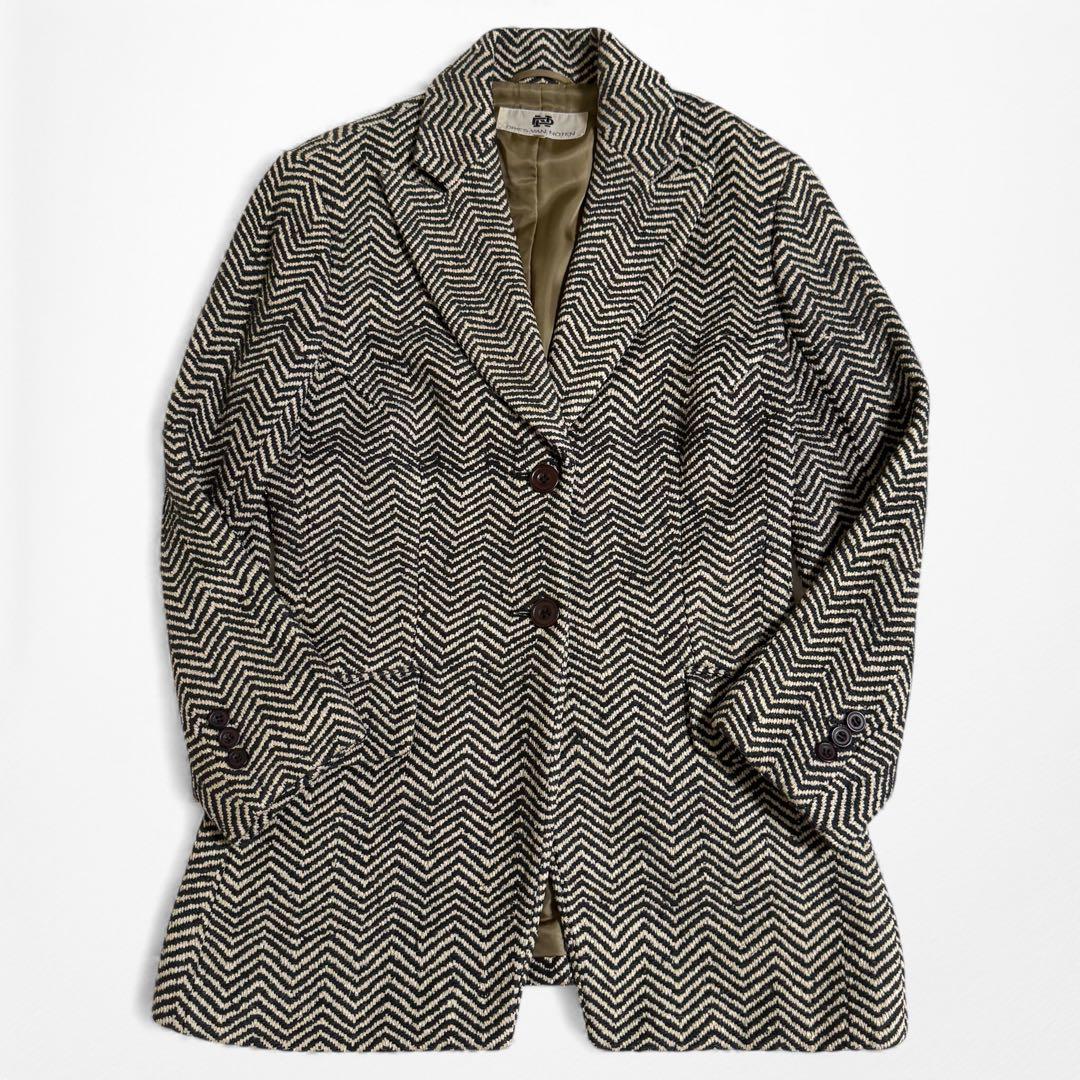 80s Dries Van Noten ヘリンボーン テーラードジャケット