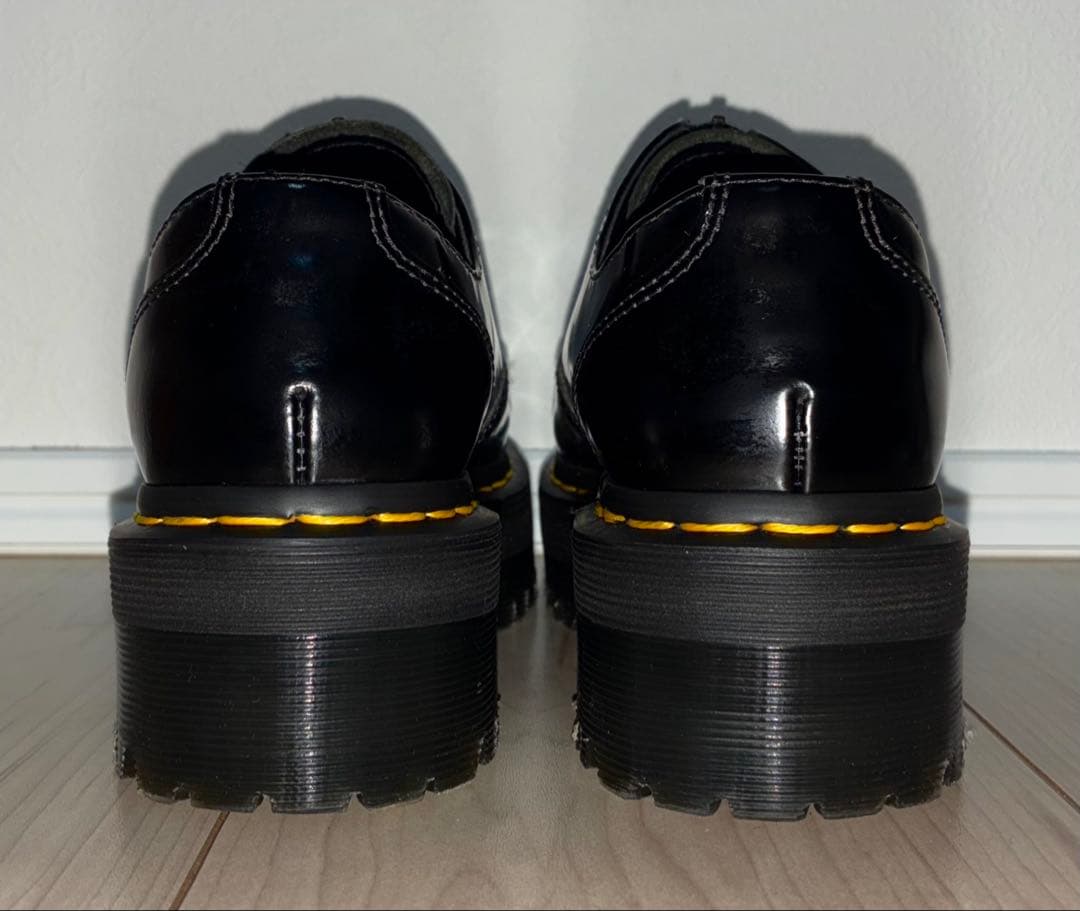 22cm 美品 Dr.Martens AURIAN Ⅱ QUAD ローファー 黒