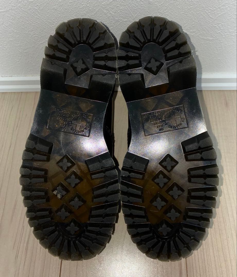 22cm 美品 Dr.Martens AURIAN Ⅱ QUAD ローファー 黒