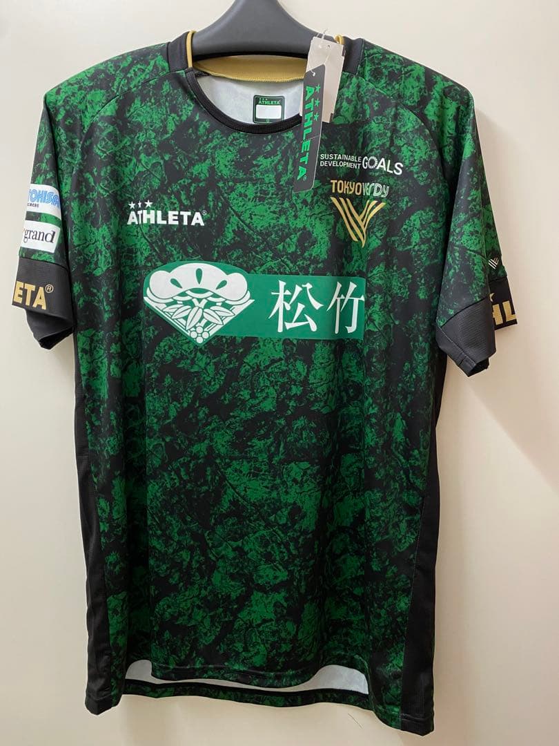 東京ヴェルディ アスレタ選手着用モデルレプリカプラクティスシャツ Oサイズ