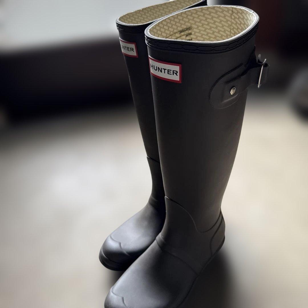 HUNTER ダークブラウン長靴