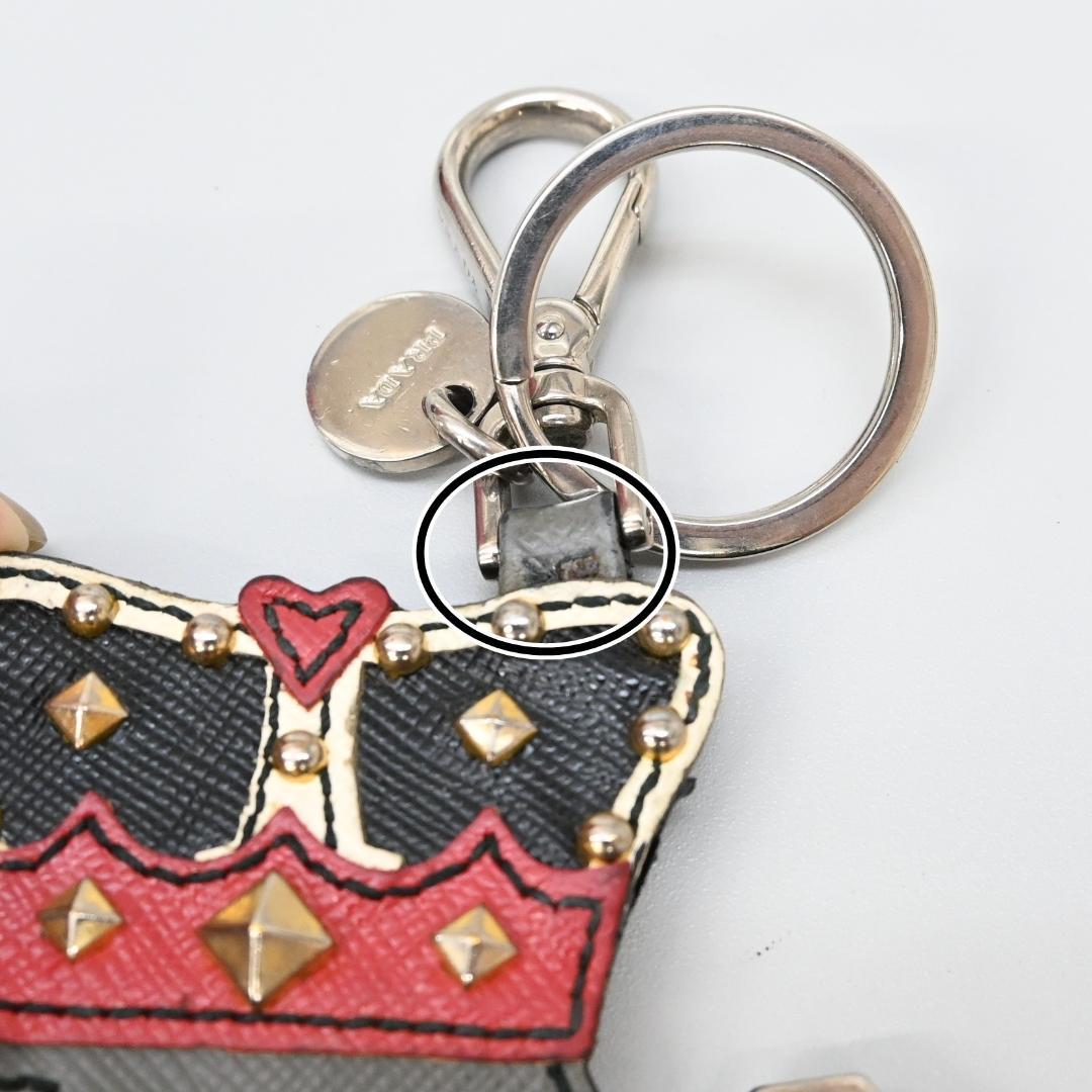 ■ 46543★PRADA プラダ キーホルダー チャーム スカル